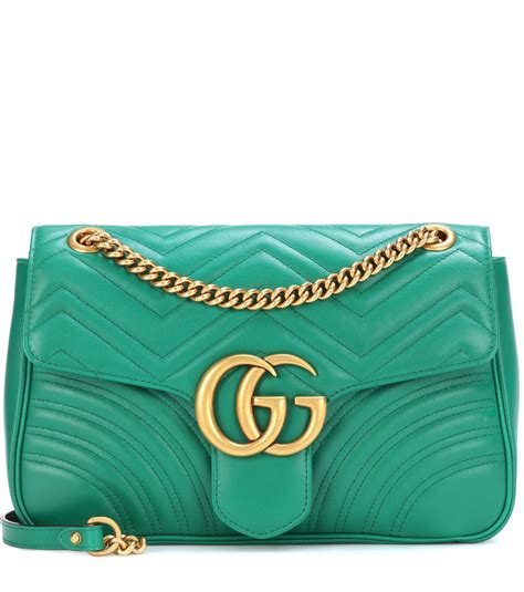 gucci chain green mens bag|Gucci shoulder bag with chain.